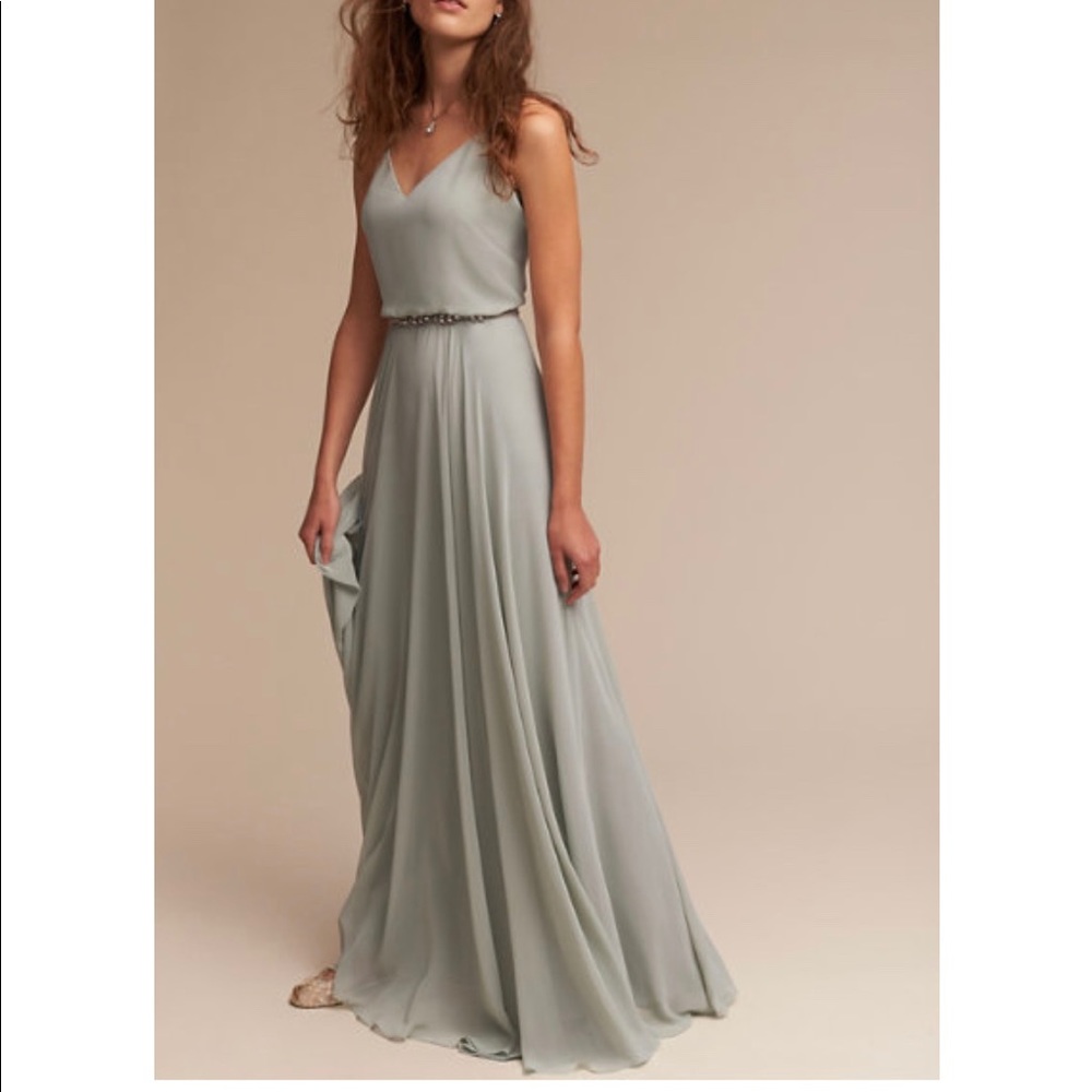 BHLDN Inesse Dress - Size 16 - Color Morning Mist